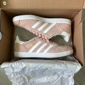 Pink adidas gazelle